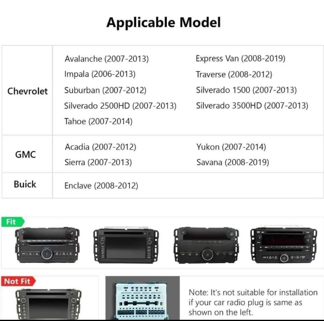 Car Stereo Radio for Chevrolet GMC image indicator(4)