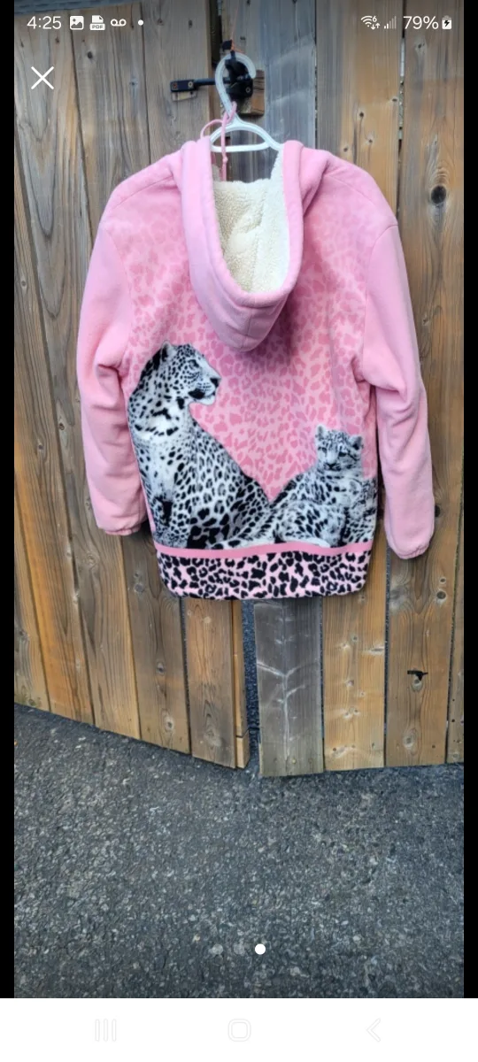 Pink Leopard Print jacket image indicator(3)