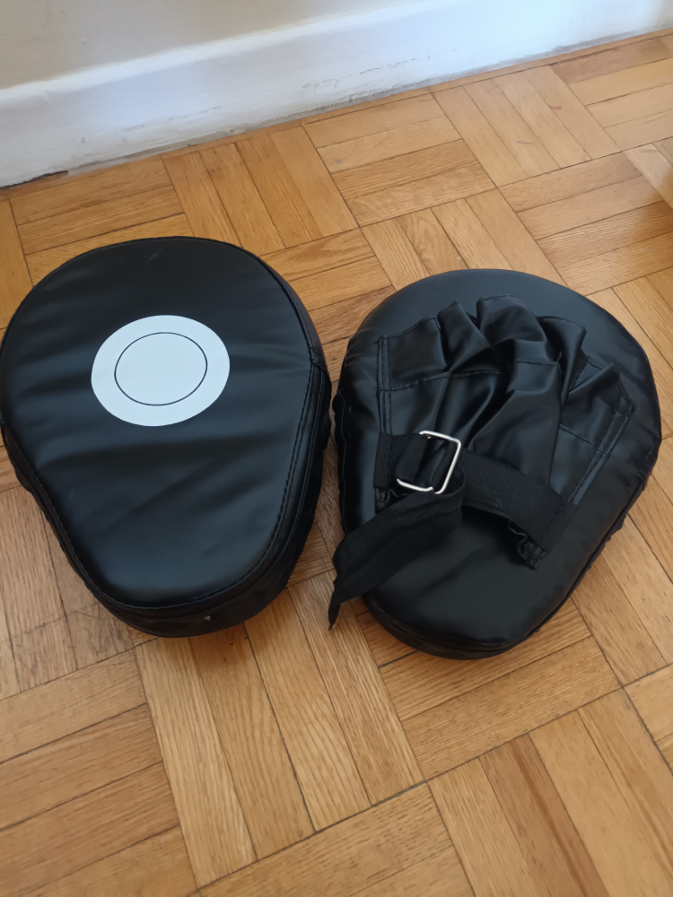 Black Boxing Punch Mitts
