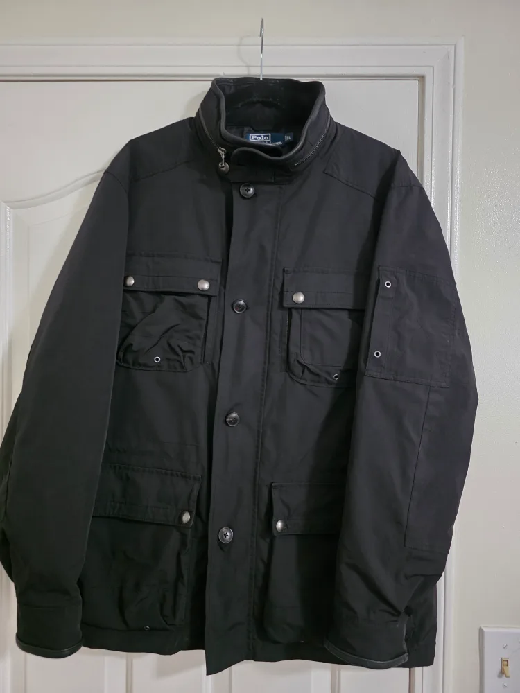Polo Ralph Lauren Men's Black Utility Jacket (Size XL)
