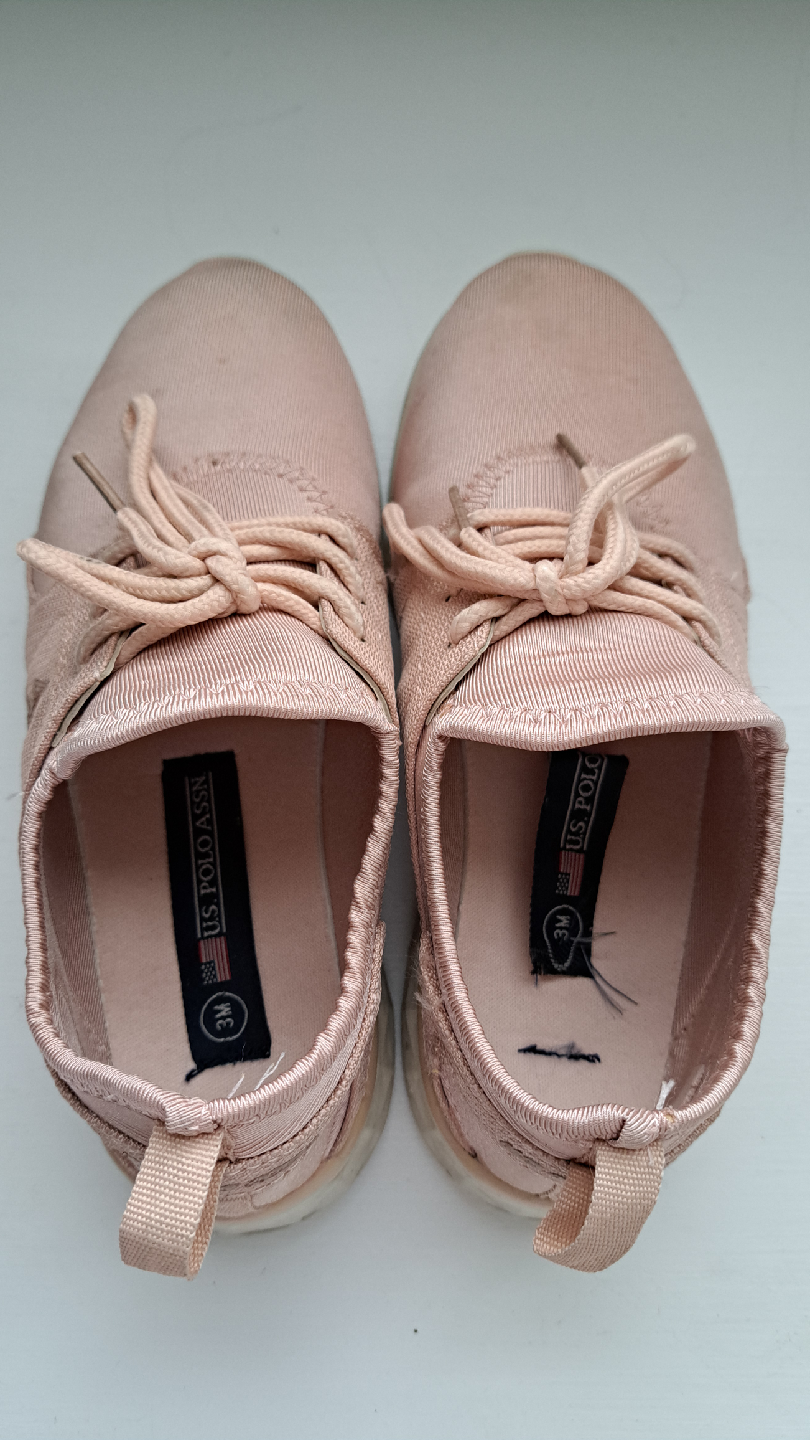 US Polo Assn Pink Sneakers - Size 3 Youth - photo 4