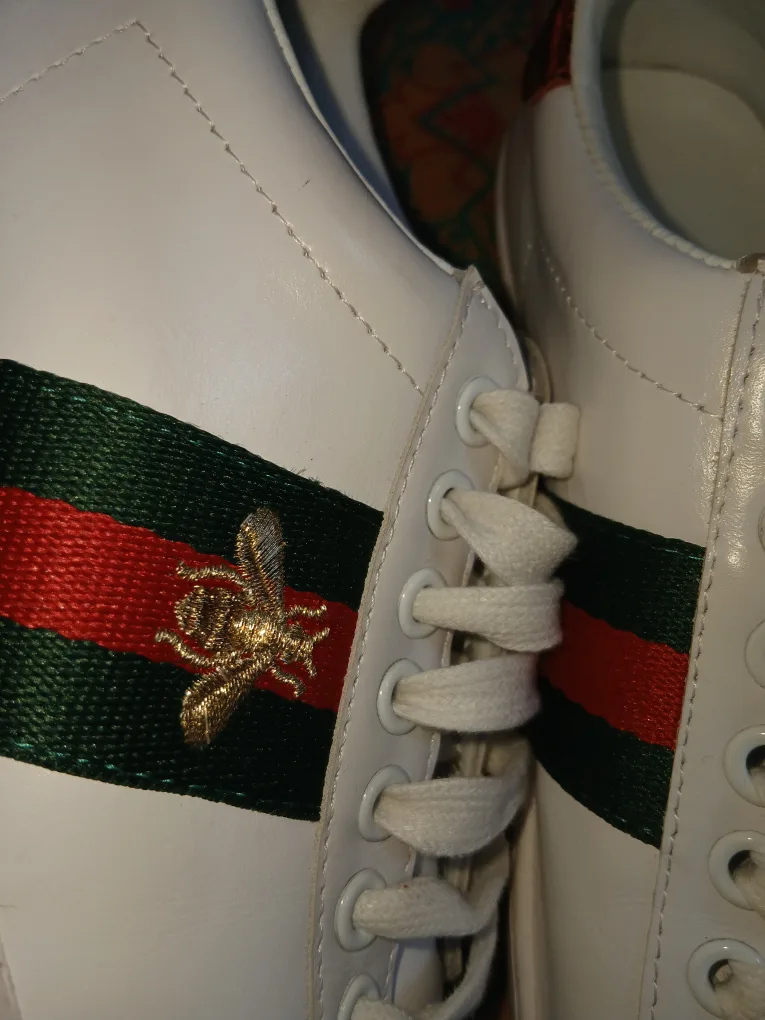Gucci White Leather Sneakers image indicator(5)