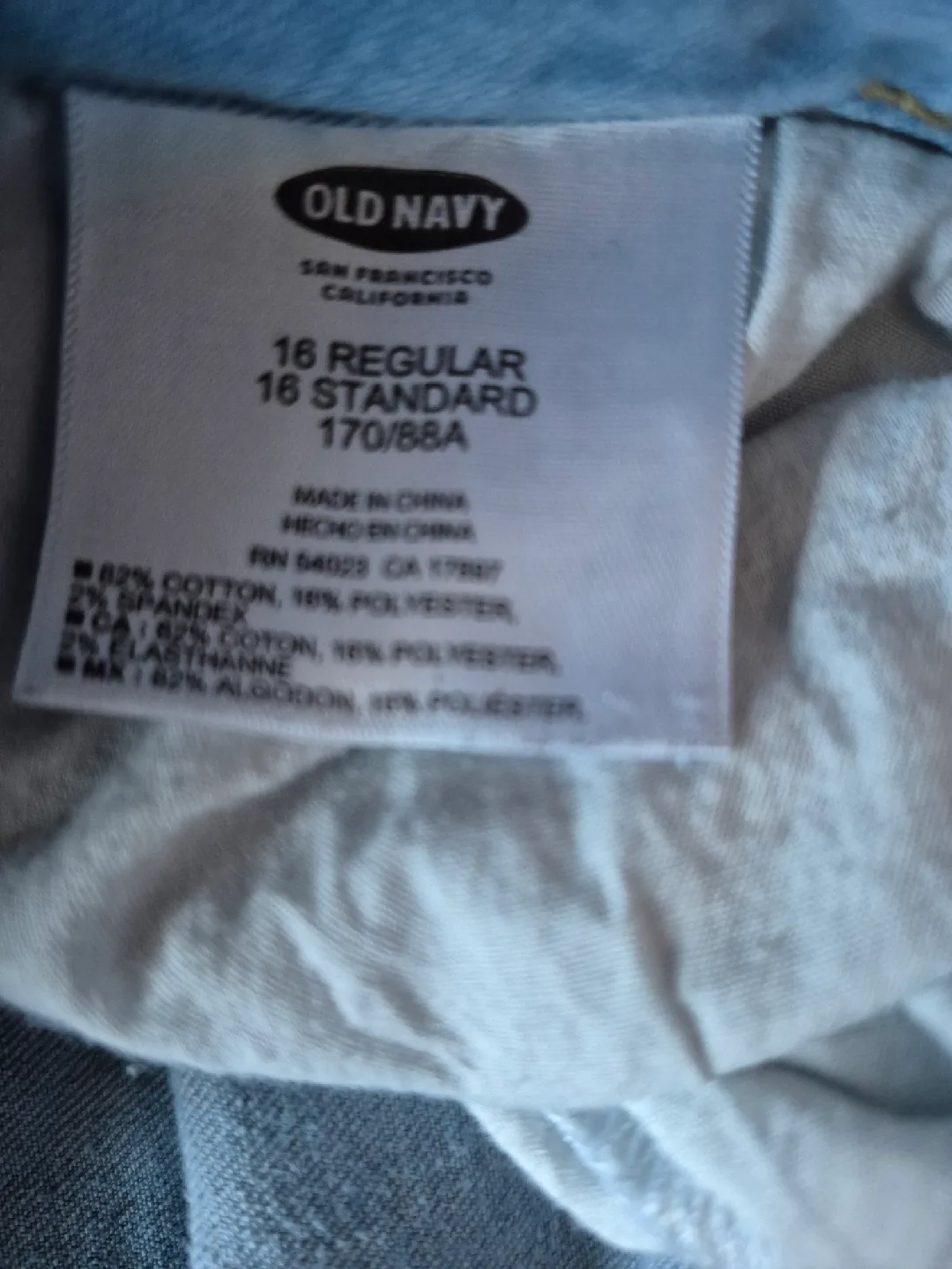 Old Navy Rockstar Mid Rise Jeans - Size 16 image indicator(3)