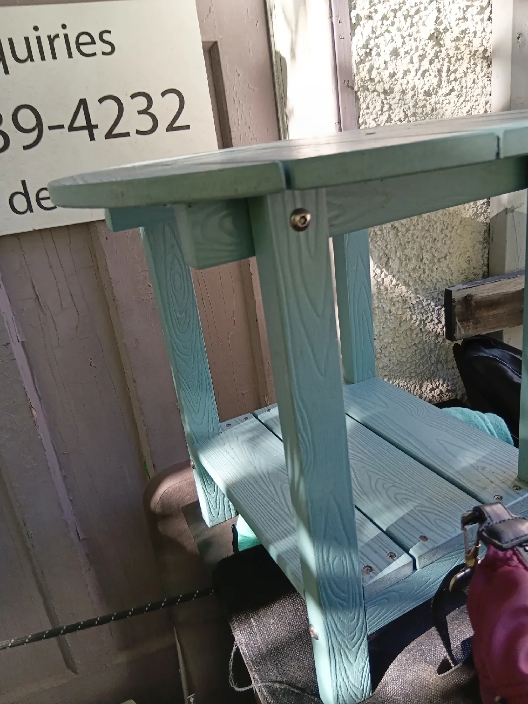 Outdoor Side Table - Light Blue image indicator(2)