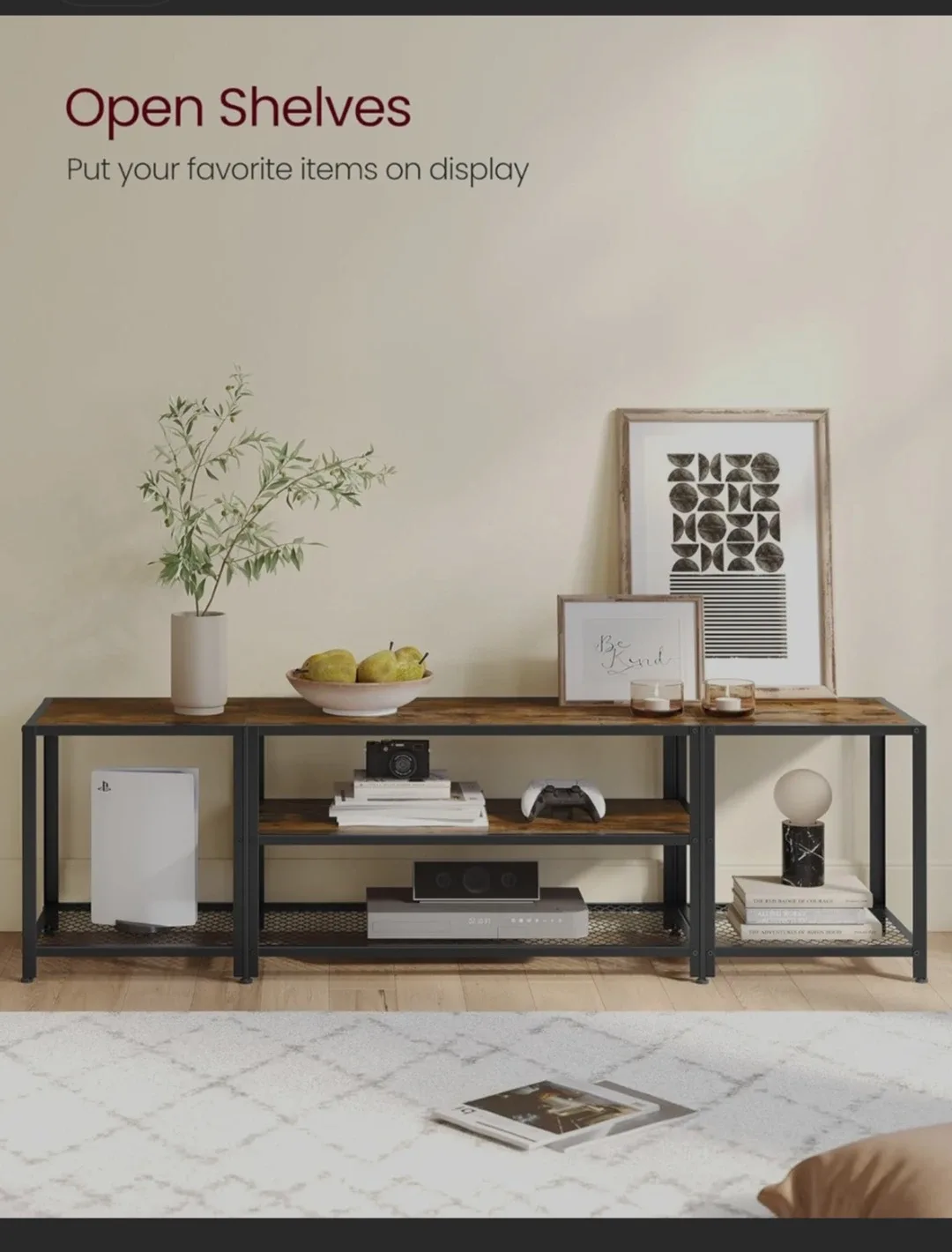 BRAND NEW RUSTIC TV STAND image indicator(8)