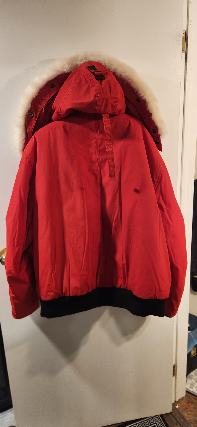 Coach Red Winter Bomber Jacket - photo 4