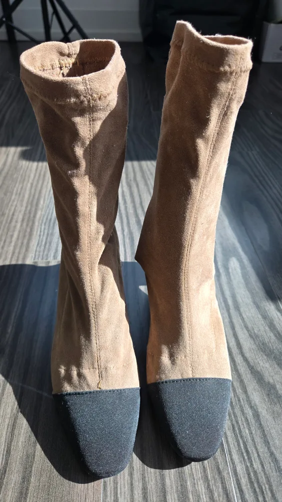 Beige Ankle Boots - Size 6.5 image indicator(2)