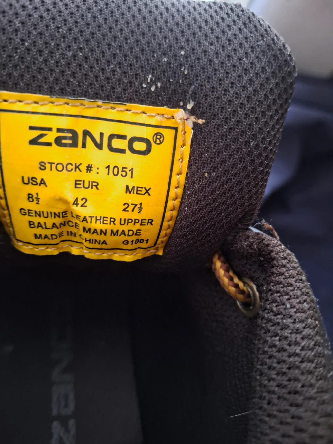 Zanco Leather Upper Work Boots - Size 8.5 image indicator(2)