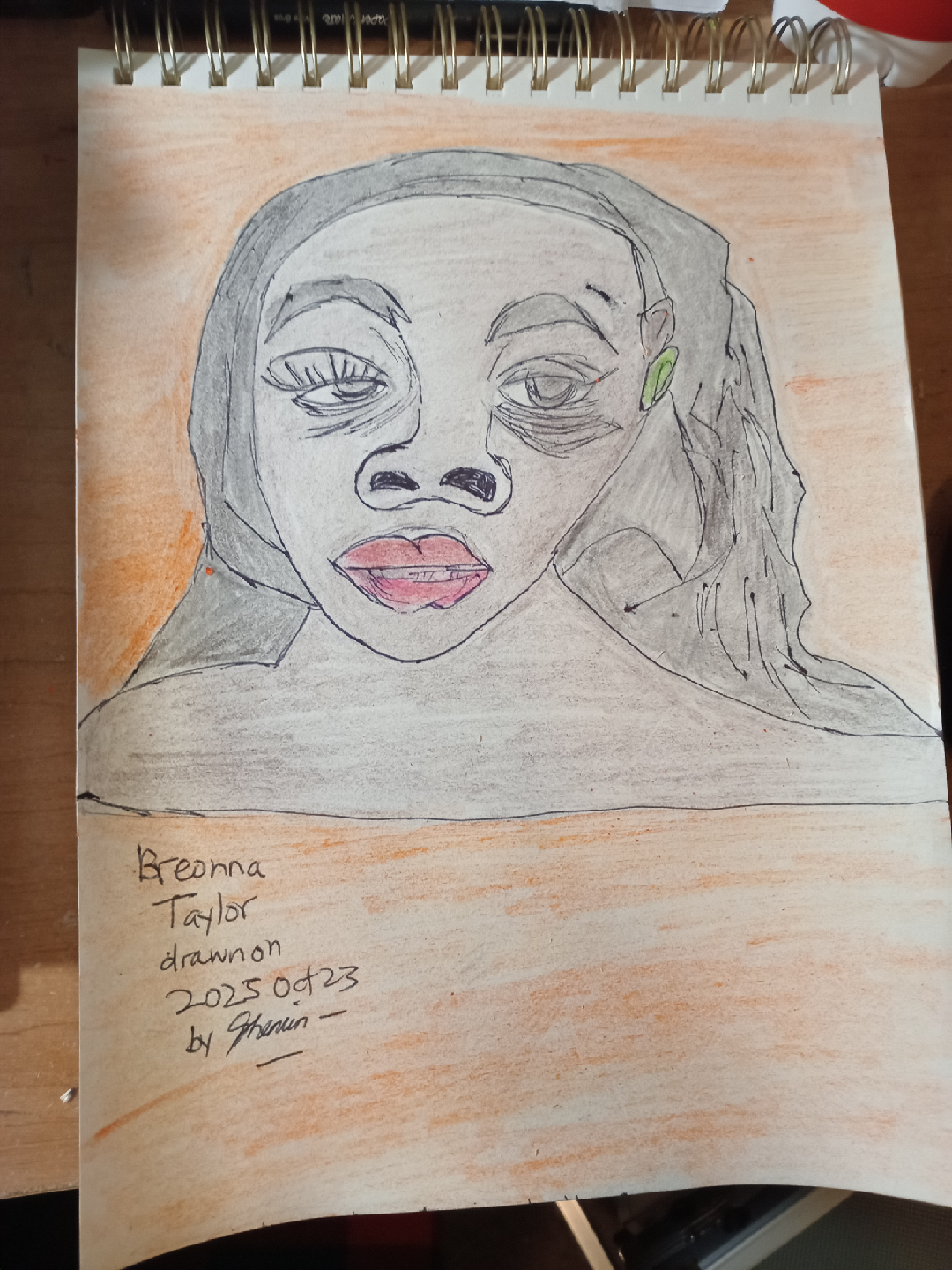 Breanna Taylor Drawing Illustration by custom artist #art