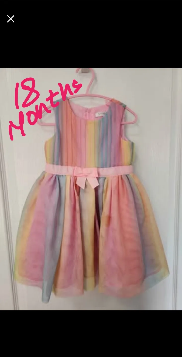 18 Months Rainbow Dress thumbnail