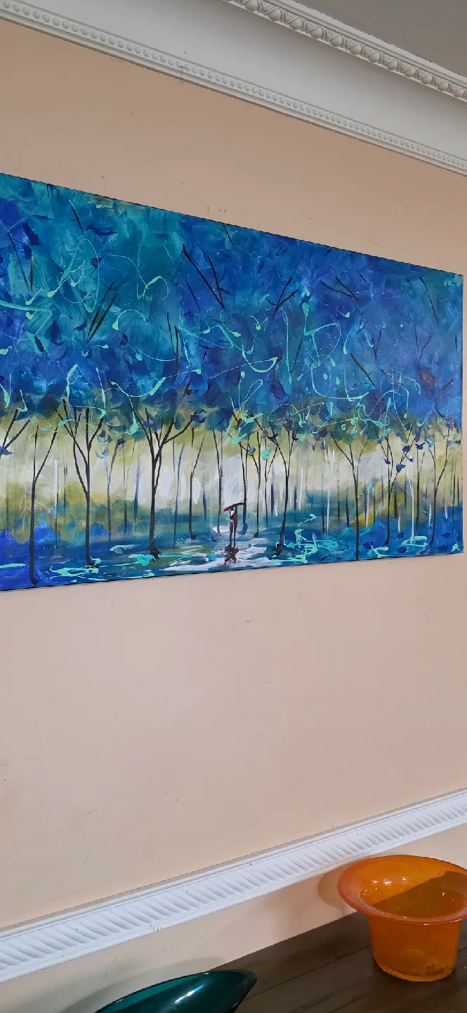 original hand-painted painting by local artist Queen Elizabeth image indicator(2)