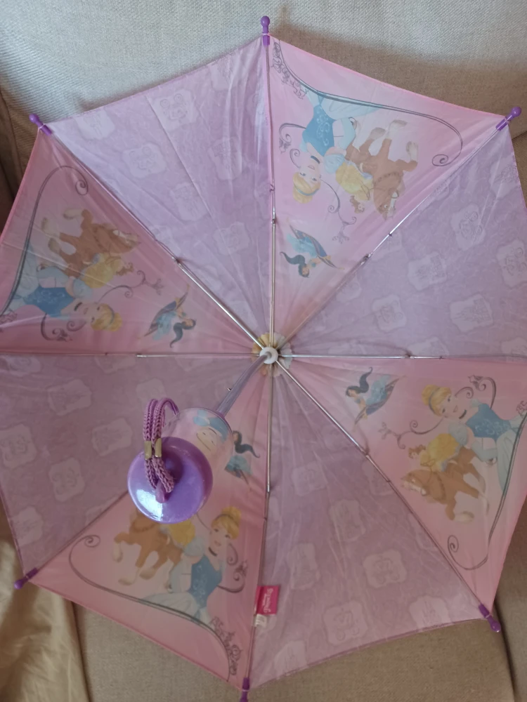 Disney Princess Toddler Umbrella - Pink & Purple - photo 2