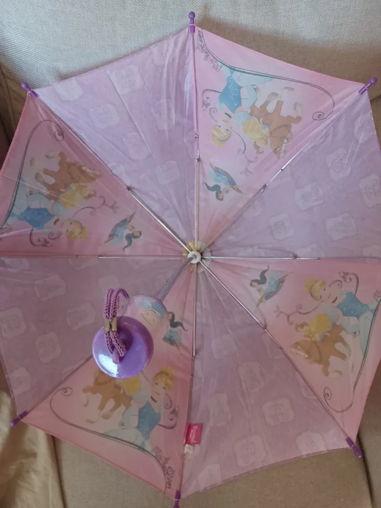 Disney Princess Toddler Umbrella - Pink & Purple image indicator(2)
