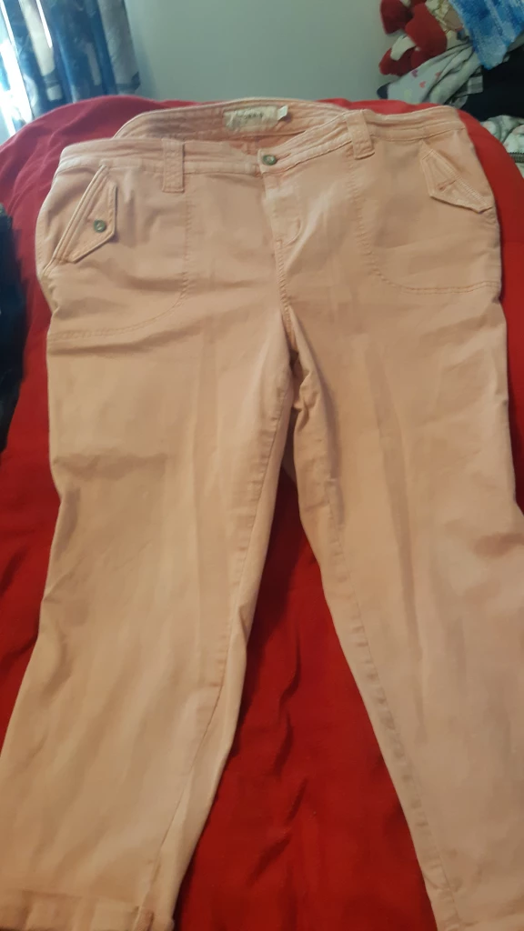Torrid Pink Crop Pants - Size 22