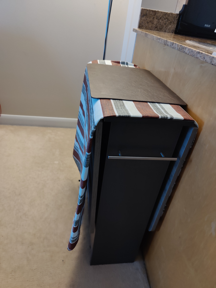 Foldable Table Drop Leaf with Storage - photo 2