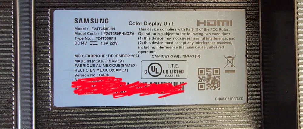 NEW - Samsung Monitor LS24T350FHNXZA 24in image indicator(9)