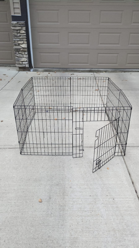 Black Wire Pet Exercise Playpen - photo 2