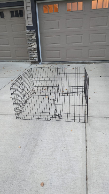 Black Wire Pet Exercise Playpen - photo 3