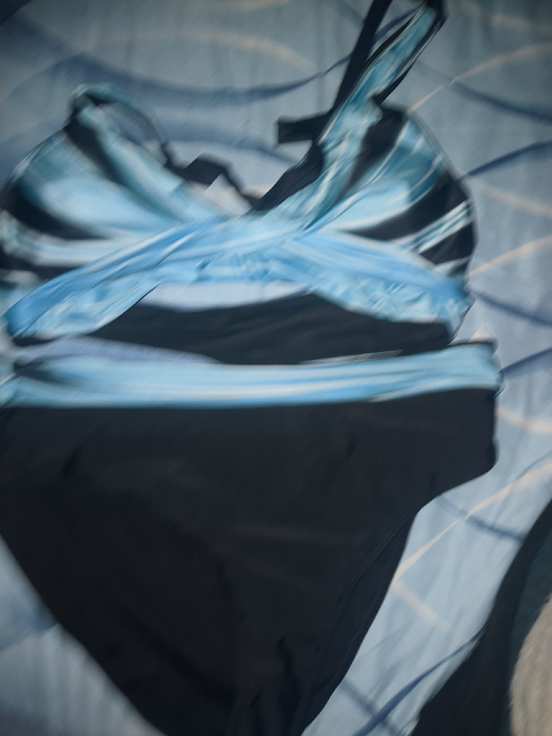 XXL Blue & Black Swimsuit - photo 2
