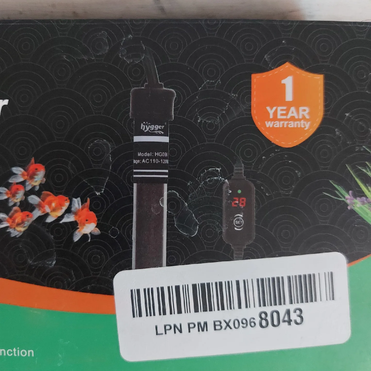 Hygger 150W Mini Aquarium Heater HG096 - New in Box! image indicator(4)