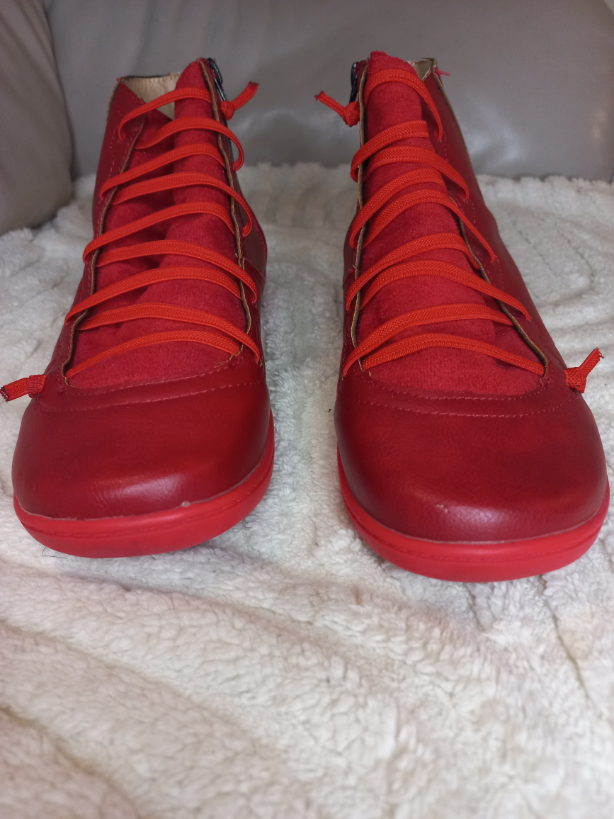Red Ankle Boots - photo 2