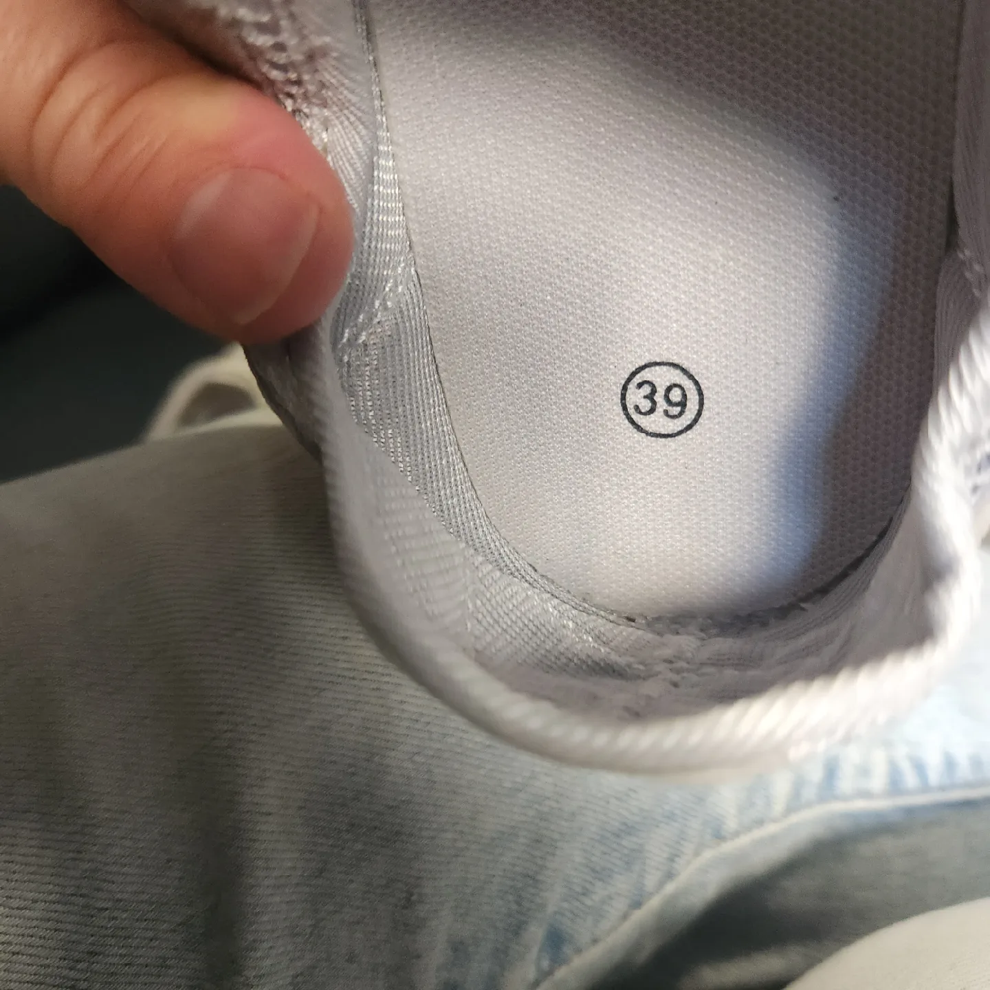 Fashion Grey Mary Jane Style Shoes - Size 39 image indicator(4)