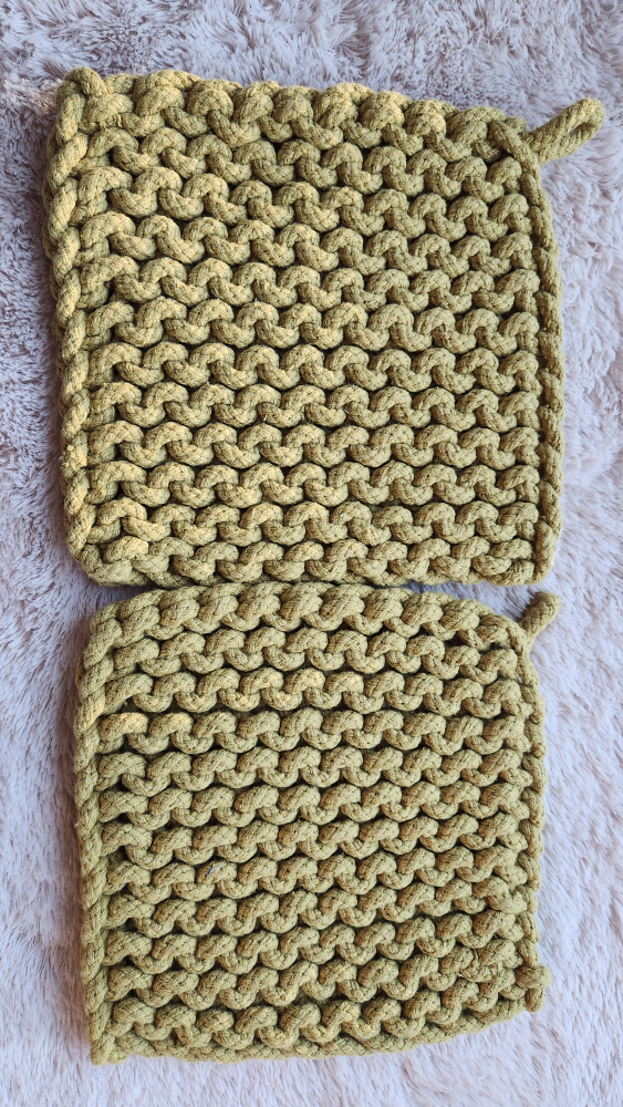 Crochet Trivet Potholders (Set of 2)