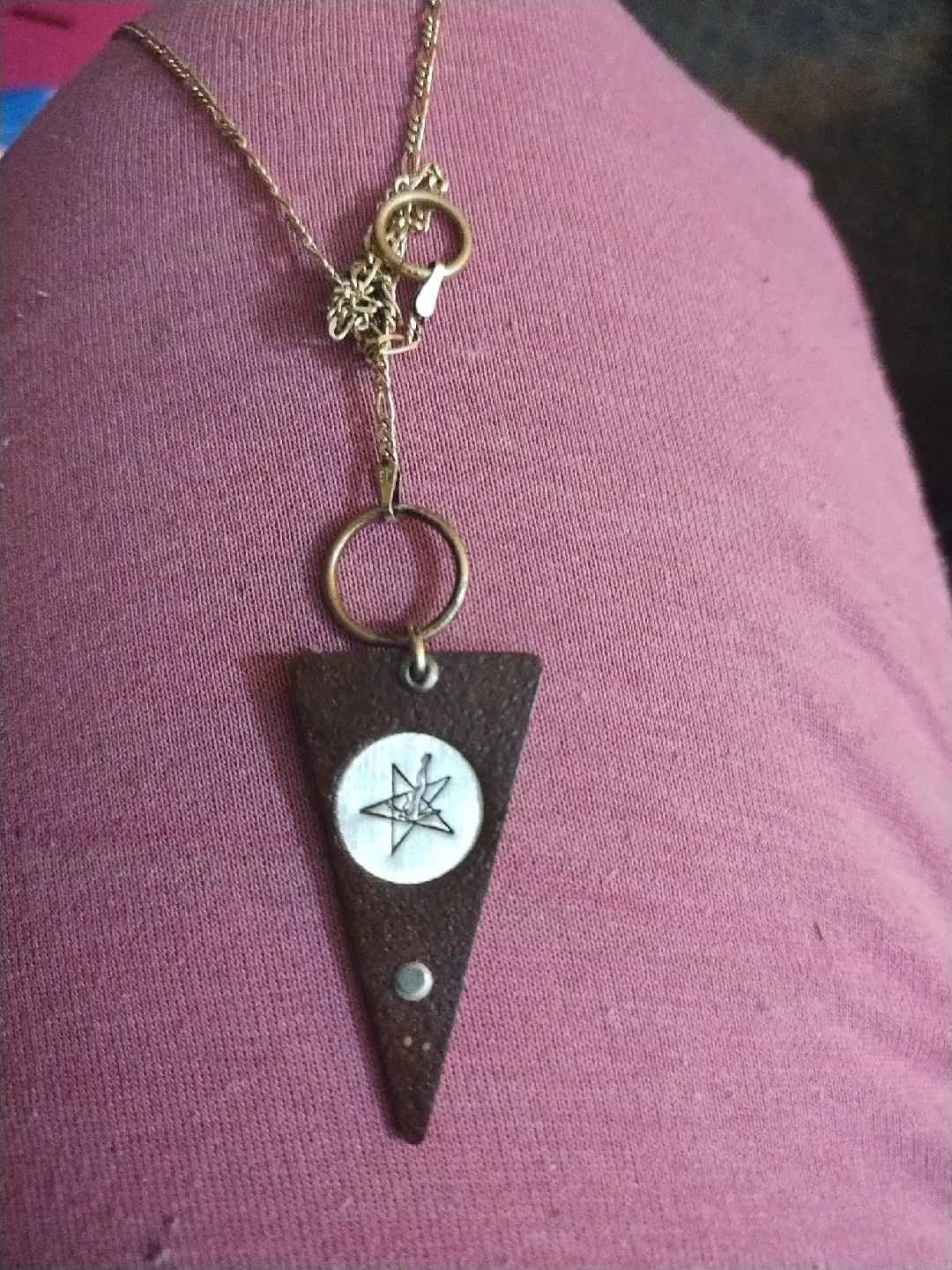 Triangle Pendant Necklace thumbnail