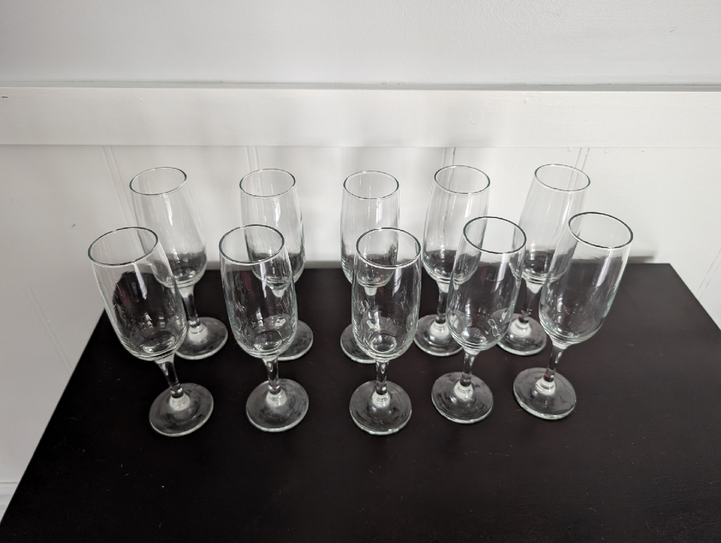 Champagne Flute Glasses - Set of 10 - photo 2