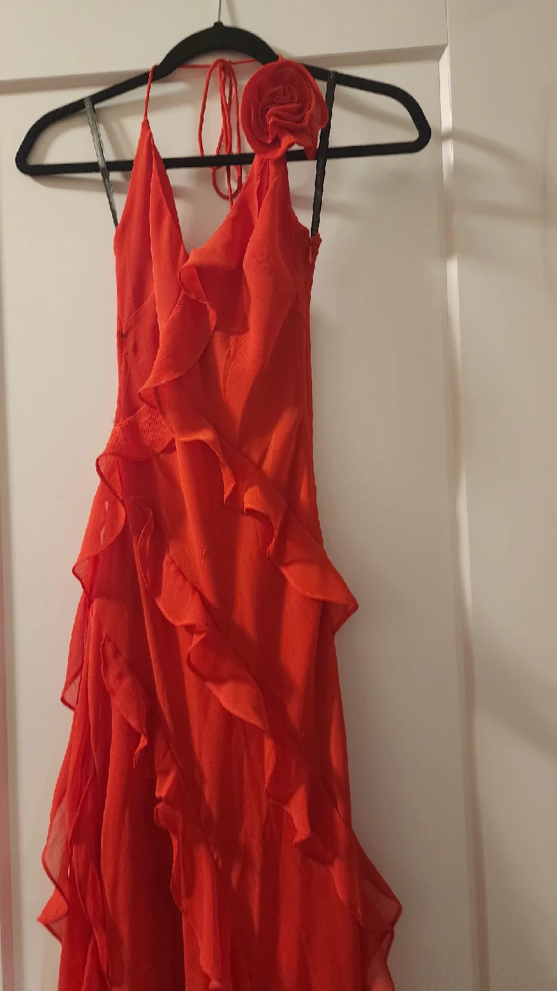 Prom red dress- Size USA 2 - photo 4