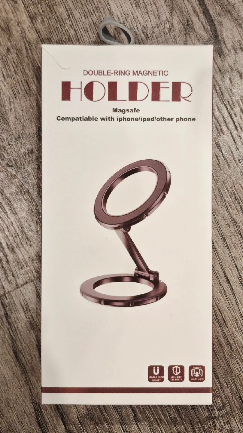 Double-Ring Magnetic Phone Holder image indicator(2)