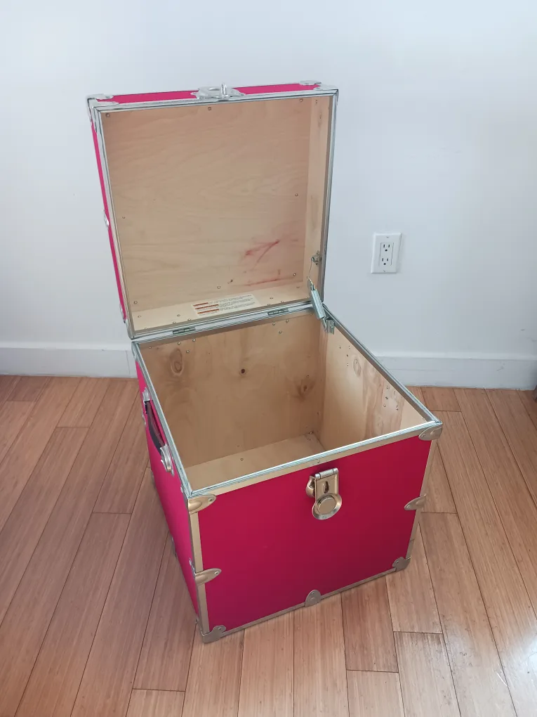 Large Red Rhino Storage Trunk – Heavy-Duty Cube | Made in USA image indicator(10)