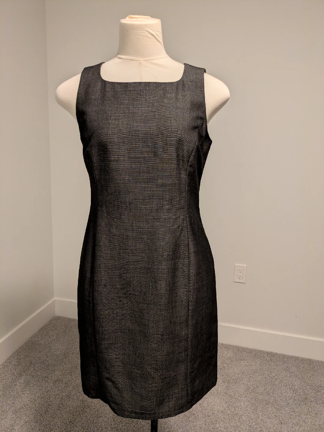 Ann Taylor Wool Mix Sleeveless Dress With Matching Jacket - photo 3