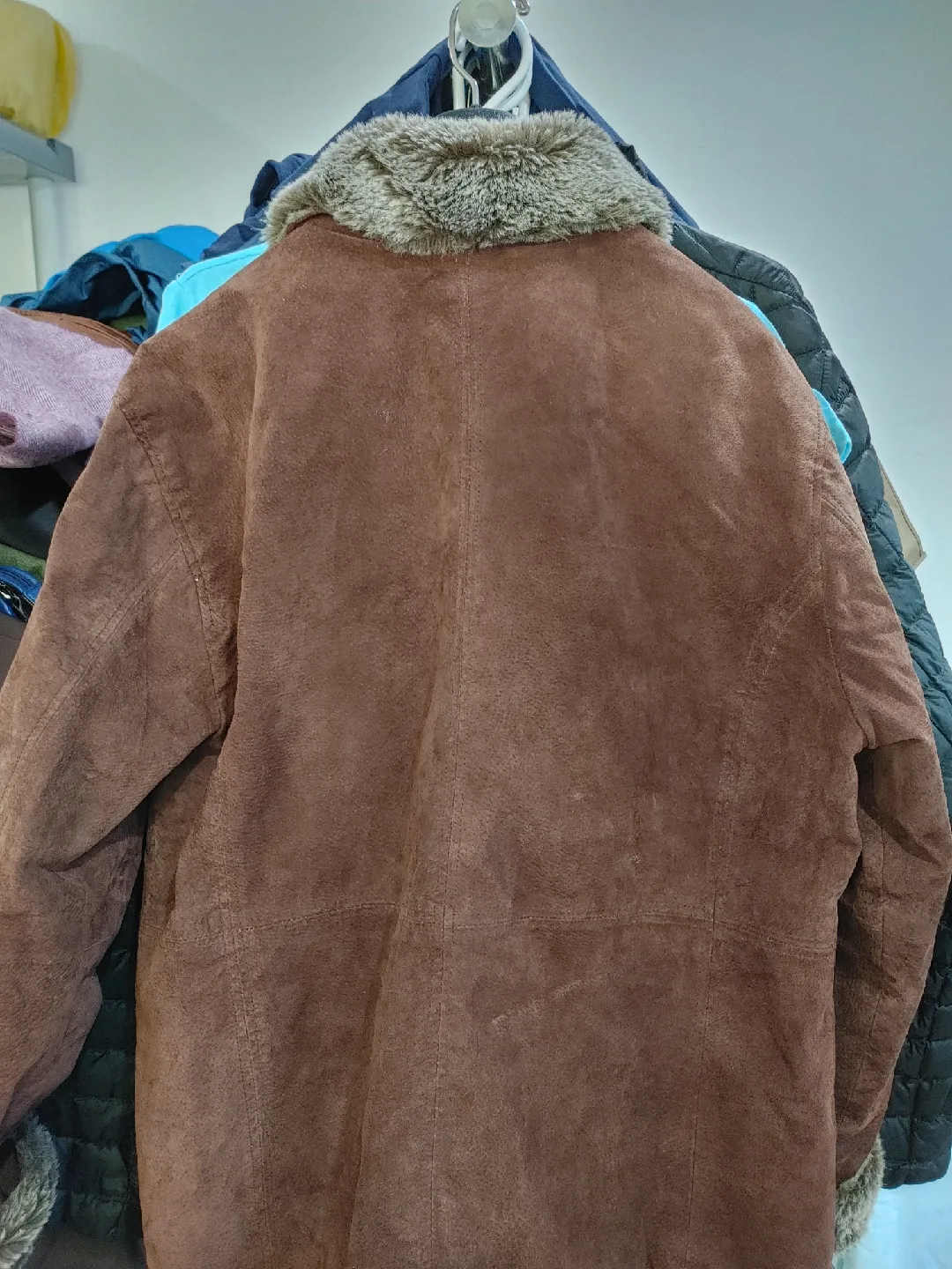 🧡GENUINE SUEDE LEATHER JACKET WOMENS SIZE XL image indicator(5)