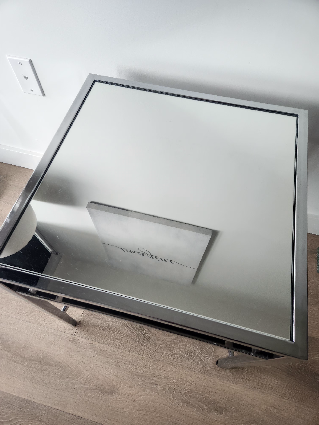 Bouclair Chrome Mirrored Side, End or Accent Table X 2 - photo 2