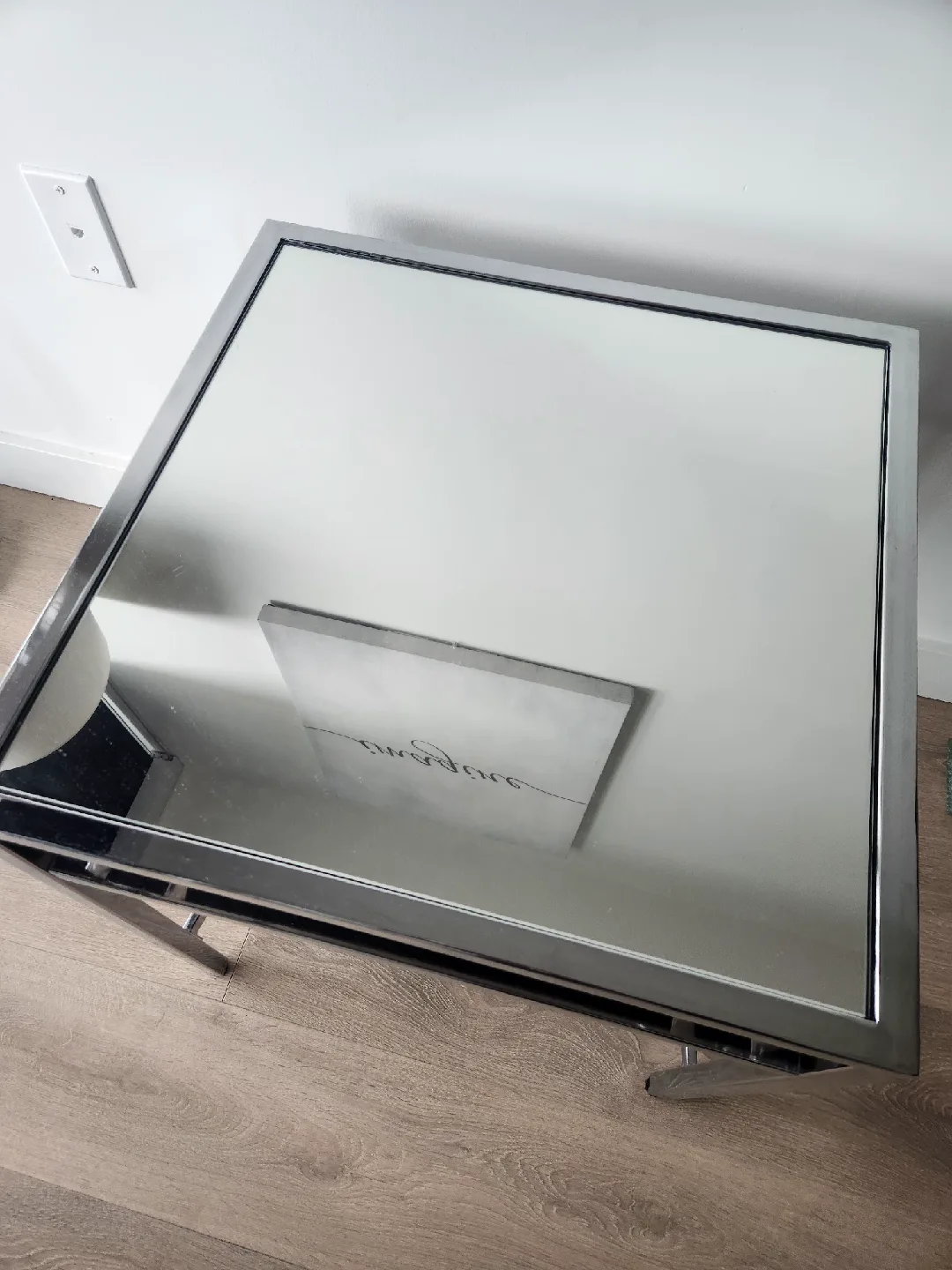 Bouclair Chrome Mirrored Side, End or Accent Table X 2 image indicator(2)