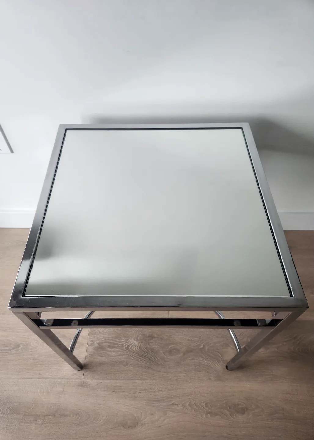 Bouclair Chrome Mirrored Side, End or Accent Table X 2 image indicator(7)