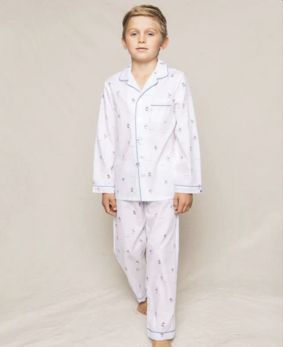 Petite Plume Bateau Classic Pajama Set - Size 5, 12/18 M - photo 2