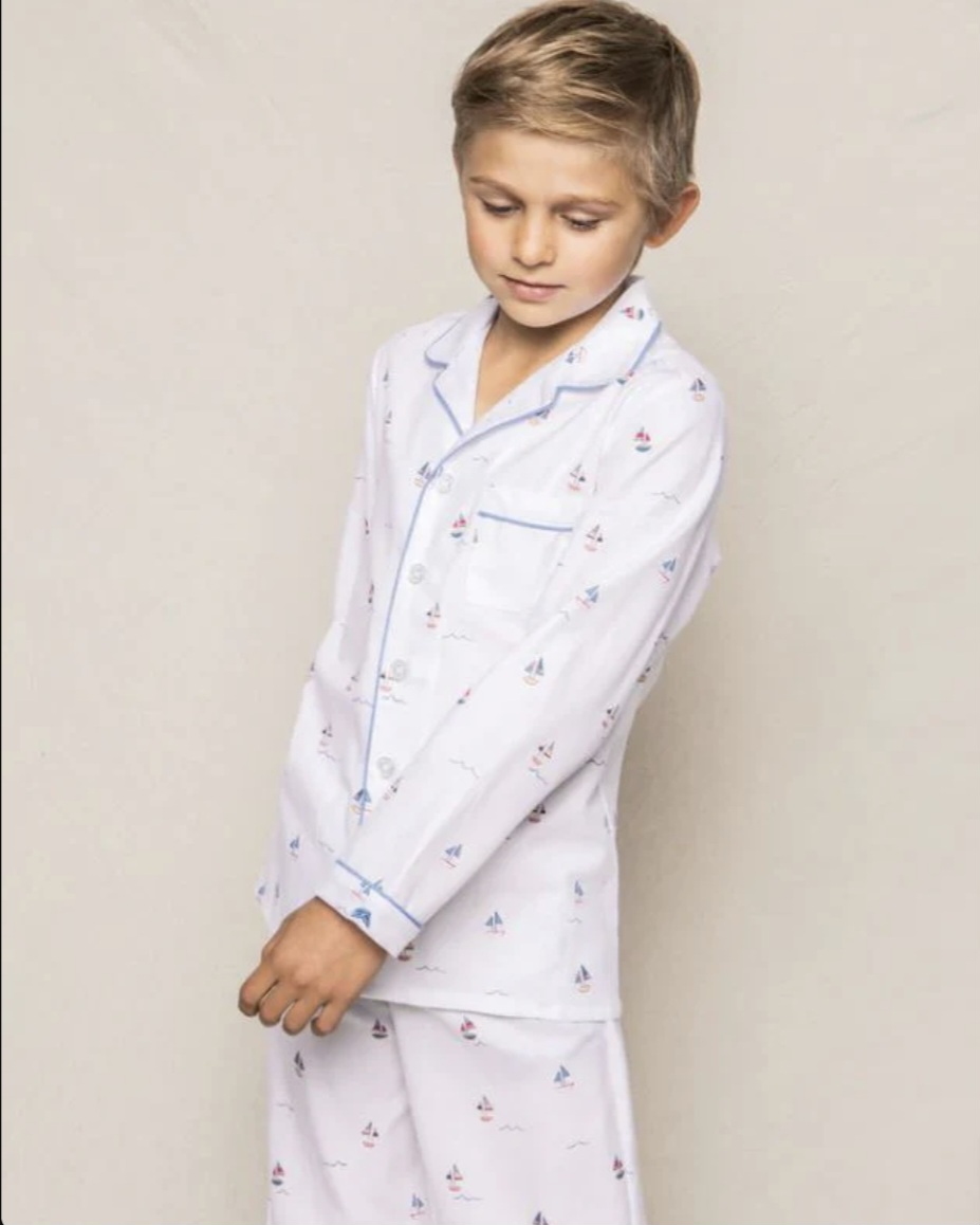 Petite Plume Bateau Classic Pajama Set - Size 5, 12/18 M - photo 3
