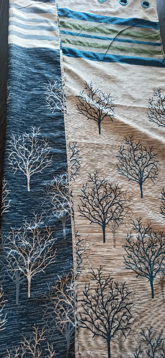 Two way Tree Print Curtain Panel image indicator(5)