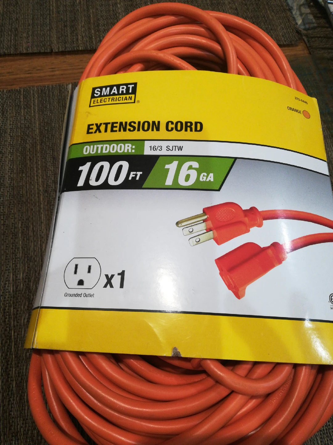 Smart Electrician 100ft Outdoor Extension Cord - photo 2