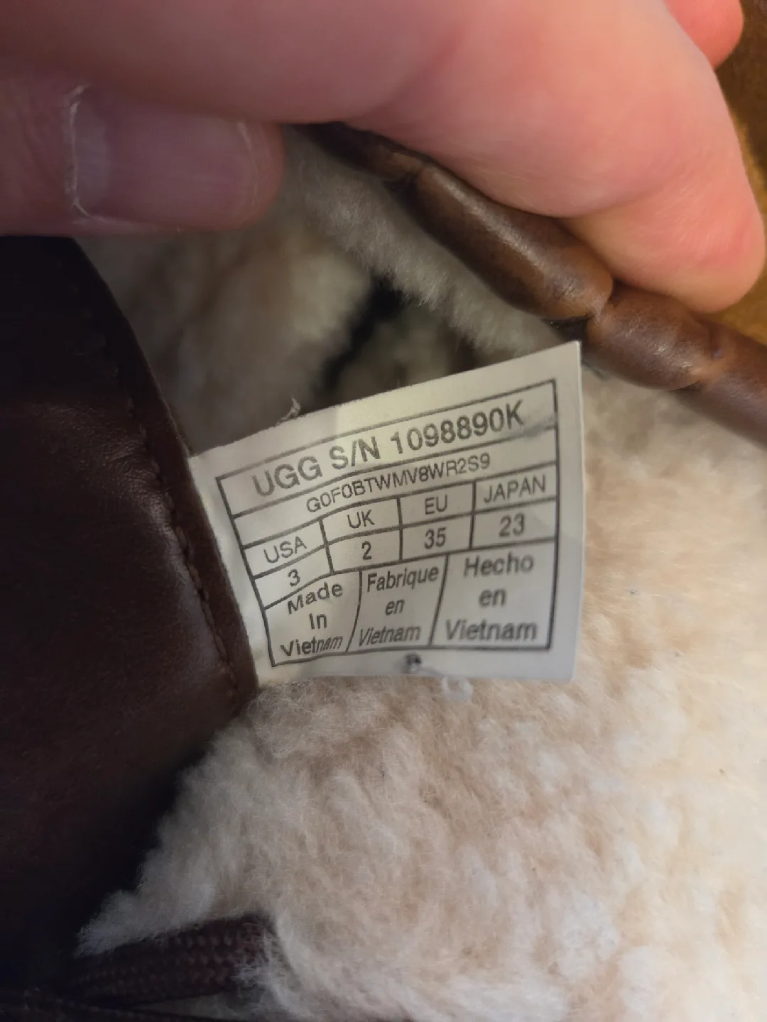 UGG Brown Leather Boots - Kids Size 3 image indicator(2)