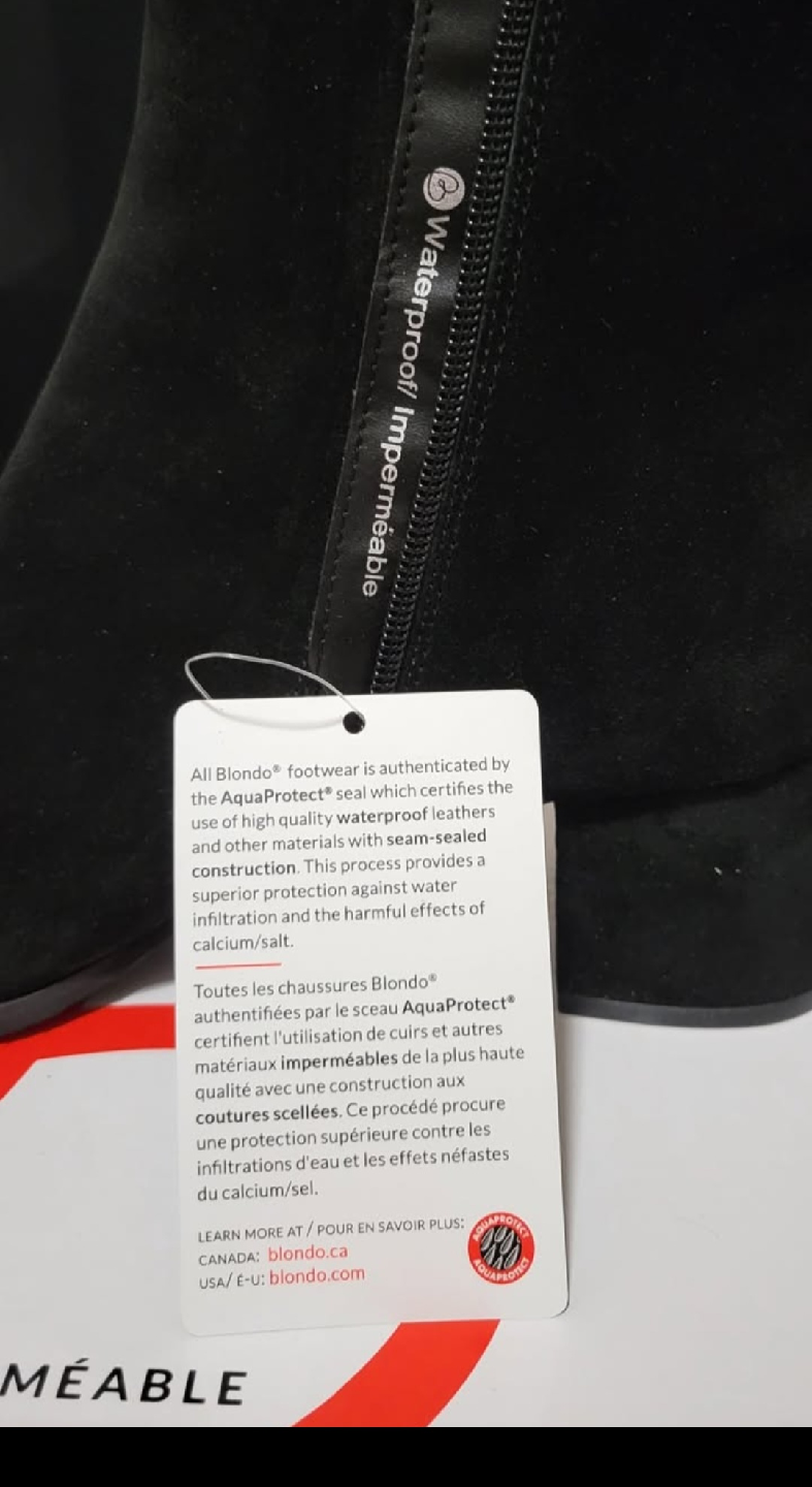 Blondo Waterproof Black Suede Ankle Boots - photo 5
