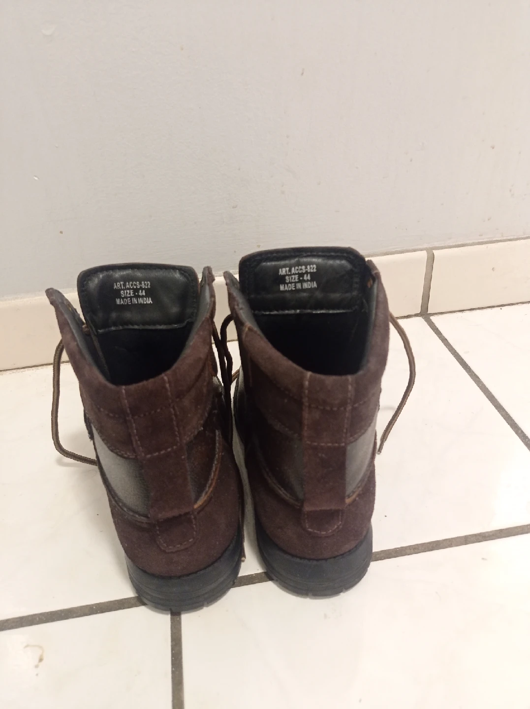 Leather Ankle Boots, Size 44 - photo 2