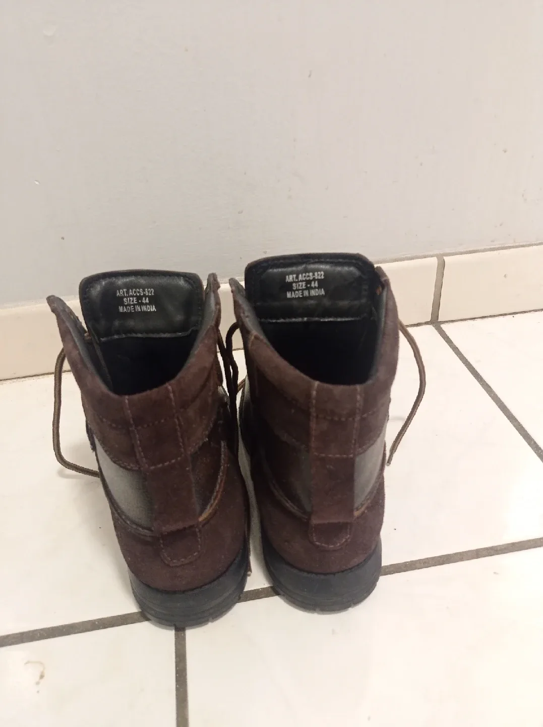 Leather Ankle Boots, Size 44 image indicator(2)