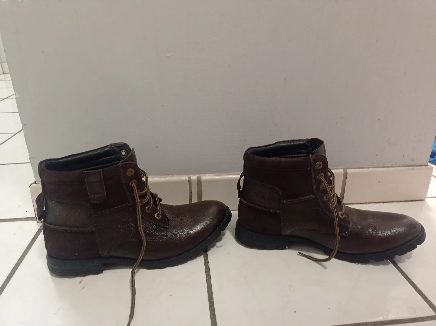Leather Ankle Boots, Size 44 image indicator(3)