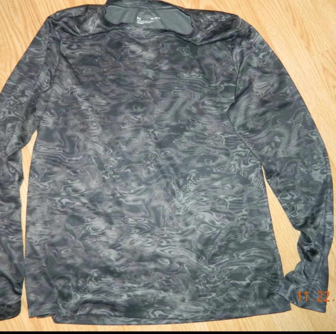 womems Under Armour Long Sleeve Shirt - Grey, XL thumbnail