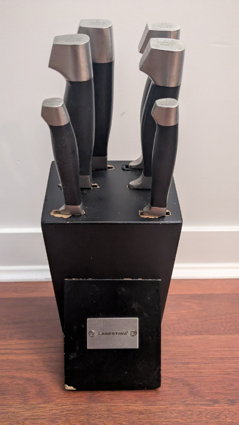 Lagostina Knife Set with Block