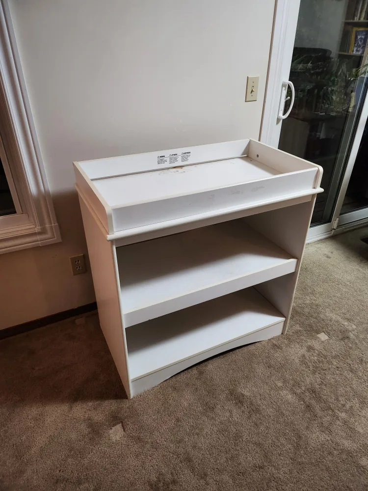 IKEA White Changing Table/Bookcase ❤️ thumbnail