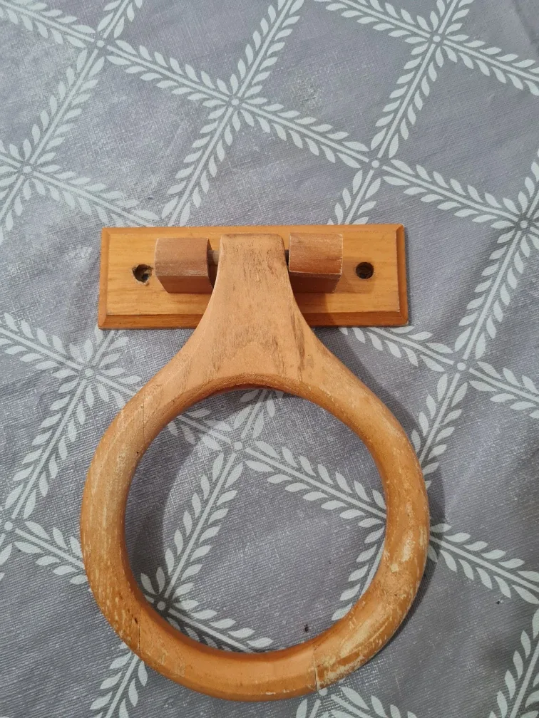 Wooden Towel Ring Holder🧡